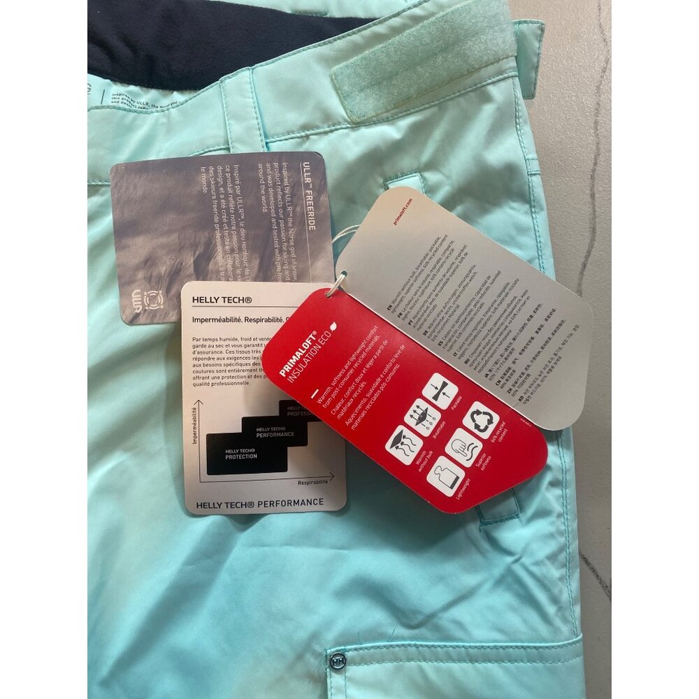 NWT Helly Hansen W's Large Switch Cargo Insulated Winter Pants Blue MSRP$236 - Picture 7 of 17